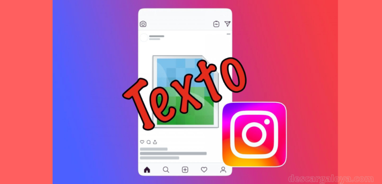 como agregar texto a una imagen en instagram